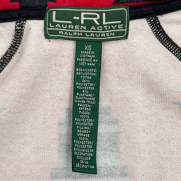 Ralph Lauren Active Tribal Aztec Print Quilted Full Zip Lightweight Jacket XS - Picture 14 of 16